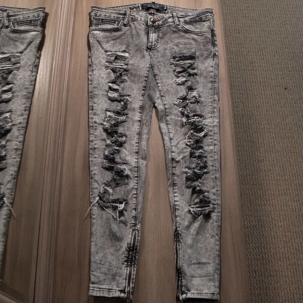 Philipp Plein Distressed Jeans